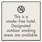 This is a smoke-free hotel...