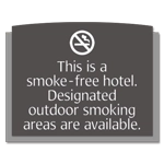 This is a smoke-free hotel...
