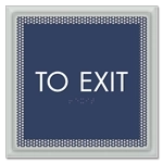 "To Exit" Egress Sign - CA Compliant