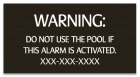 Utah Alarm Warning Sign