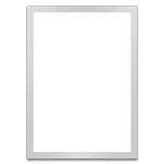 Vertical Message / Evac Holder for 11" x 8.5" Paper