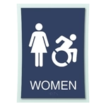 Women Sign w/Female & Dynamic ISA Symbols