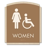 Women Sign w/Female & ISA Symbols