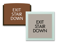 exit stair down
