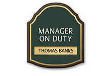 Manager on Duty Signs
