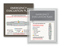  Entrance Evacuation Maps