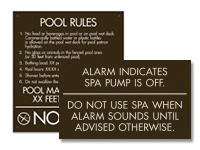 Pool Signs