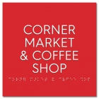 5-Line Custom Common Room Sign