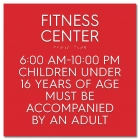 8-Line Custom Common Room Sign