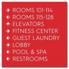 8-Line Directional Sign