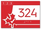 Room Number Sign w/Symbols
