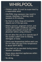 British Columbia Whirlpool Rules Sign