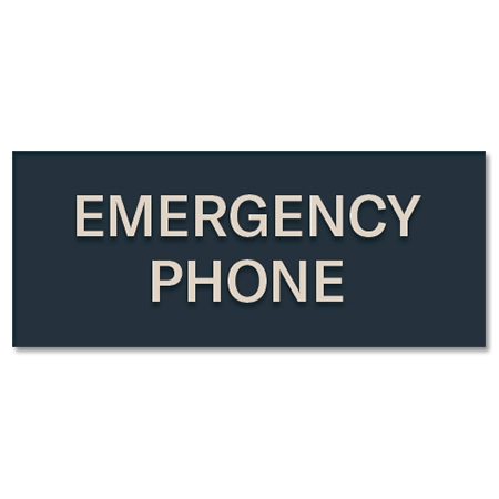 Emergency Phone Sign