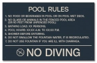 Florida Splash Pad Rules Signage