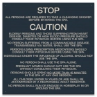 Jefferson County, Alabama Spa Rules Sign