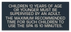 Nevada Children Under 12 Spa Rules Sign