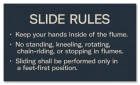 New York City White-Water Slide Rules Sign