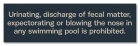 New York Pool Pollution Prohibited Sign