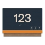 Room Number Sign w/Symbols