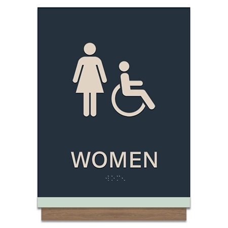 Women Sign w/Female & ISA Symbols