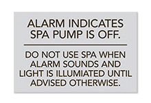 Pool/Spa Signs