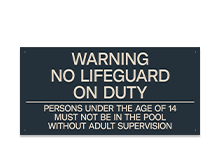 Pool Signs