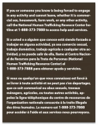 Louisiana Human Trafficking Notice - Acrylic Material