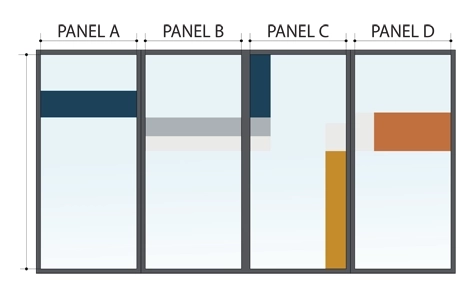 4-Panel Doors Distraction Graphics