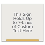 7-Line Informational Sign