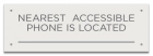 Accessible Phone Location Sign