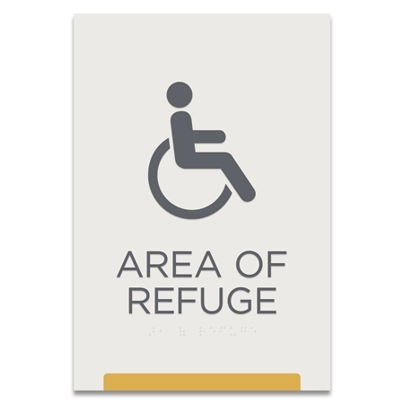 Area of Refuge Sign - ISA Symbol