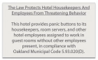 CA Housekeeper Protection Notice - 3 Pk - Acrylic