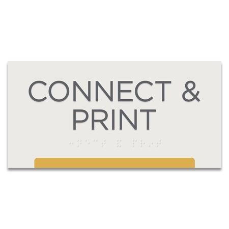 Connect & Print Sign