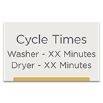 Cycle Times Sign