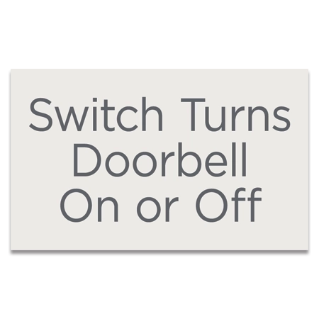 Doorbell Switch Sign