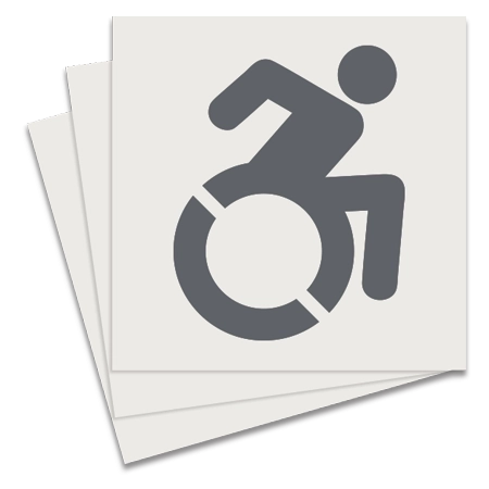 Dynamic ISA Symbol Only - Package of 3