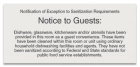 Exception to Sanitization - Florida Code