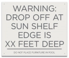 Florida Sun Shelf Warning Sign