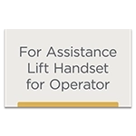 For Operator Sign