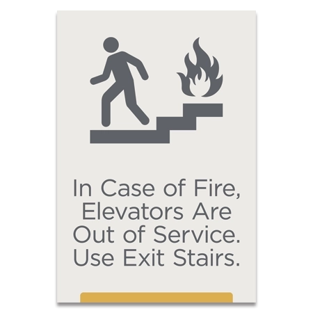 In Case of Fire, Elevators Are Out of Service...