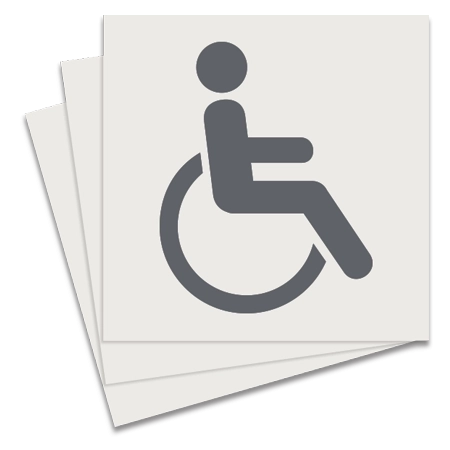 ISA Symbol Only - Package of 3