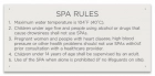 MAHC Spa Rules Sign