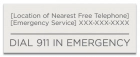 Minnesota Emergency 911 Pool Sign