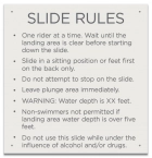 Montana Slide Rules Sign