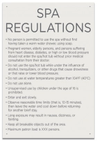 Nebraska Spa Regulations Sign
