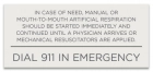 Nevada Dial 911 In Emergency Sign