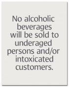 No Alcoholic Beverages To Be Sold - AL Code