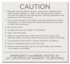 North Carolina Spa Rules Sign