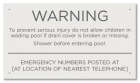 North Carolina Wading Pool Rules Sign