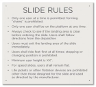 Ohio Slide Rules Sign